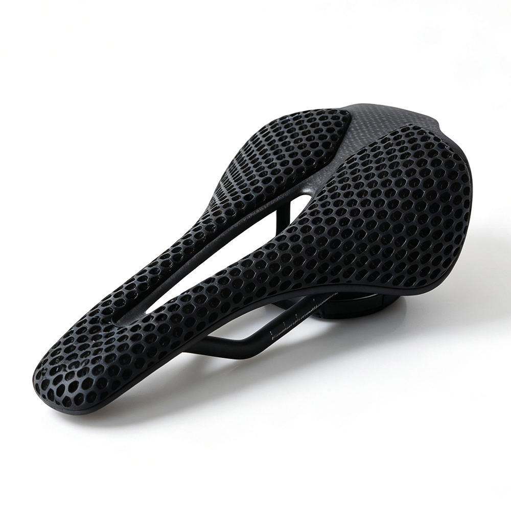 مقعد دراجة مصنوع من ألياف الكر - مراجعة Carbon Saddle 3D Printed Honeycomb وسعره