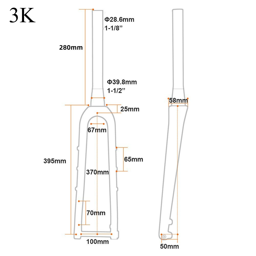 شوكة دراجة جرافل عالية الأداء  - مراجعة Carbon Fork Gravel Disc Brake وسعره